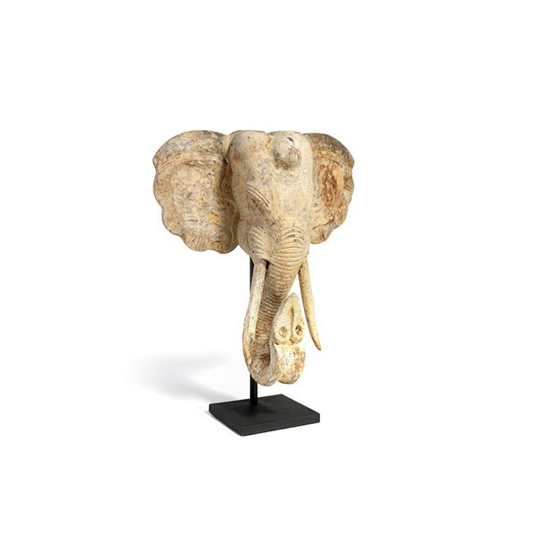 Figura Cabeza Elefante  Decoración en Muebles Lara