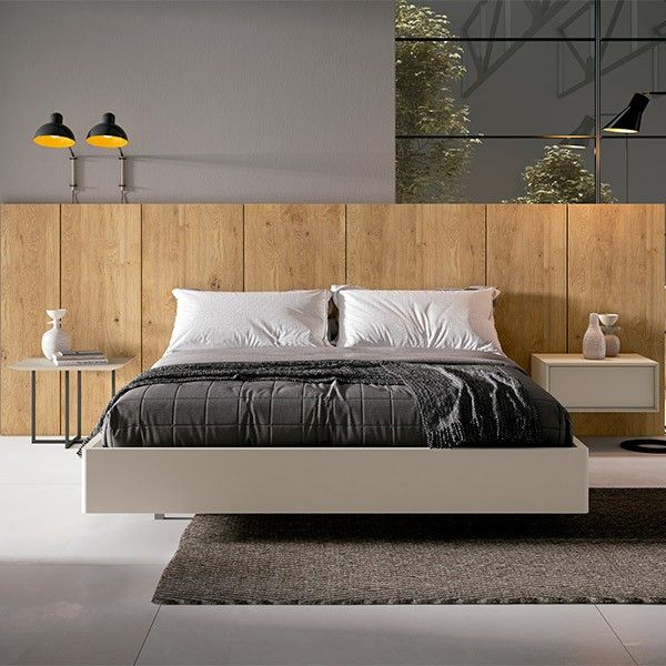 dormitorio moderno madera