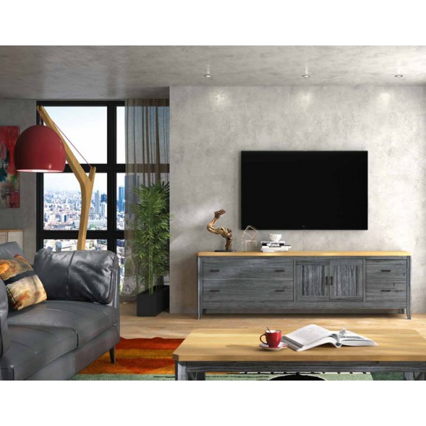 Mueble TV con moldura en calle Génova (Madrid) 2.100€ Aprox
