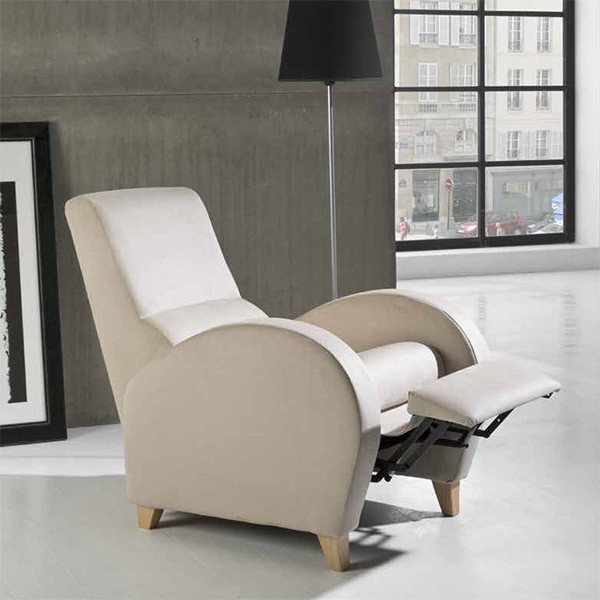 Sillón Con Reposapiés - Sillones Relax de Diseño - Mueble Design