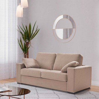 Mueble cama abatible en horizontal con sofá - Sofas Camas Cruces