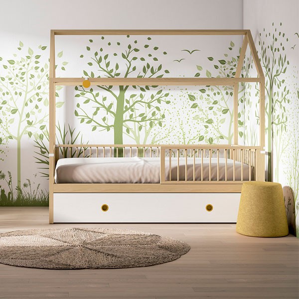 Cama Montessori con espejo 90 x 190 cm- Ros